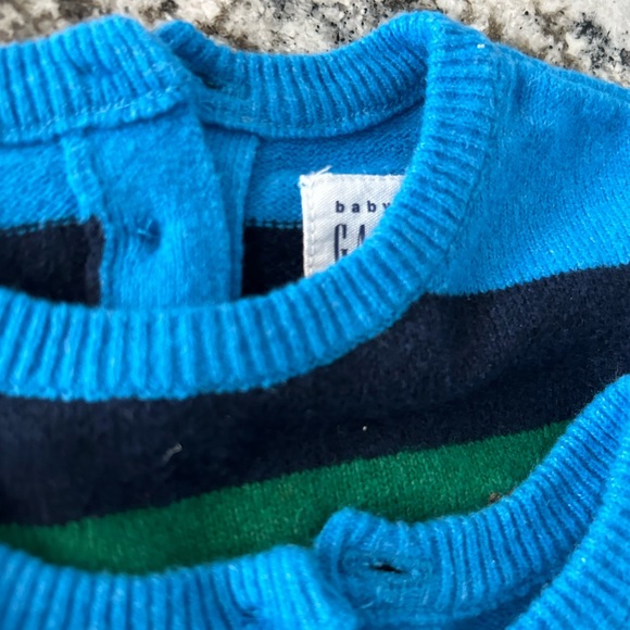 Gap Baby Rainbow Stripe Sweater with Pants. Perfect for Twins! - Picture 2 of 5